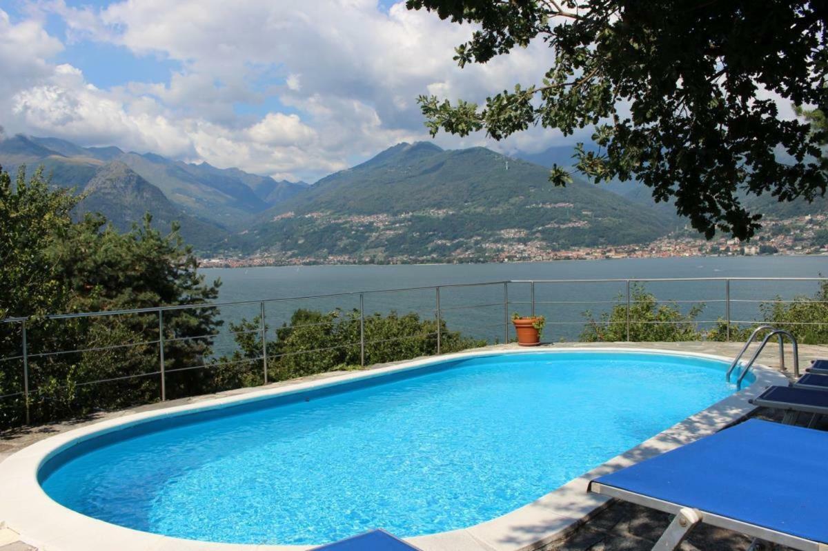 Villa Erica Con Piscina Privata Sul Lago Di Como Colico Exterior photo